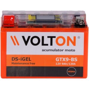 Baterie moto VOLTON GEL GTX9-BS 12V 9 Ah