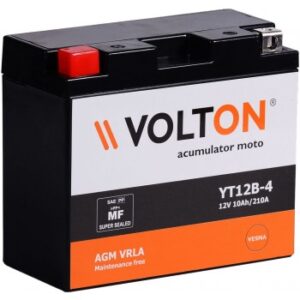 Baterie moto VOLTON AGM VRLA YT12B-4 12V 10 Ah